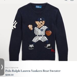 Polo Ralph Lauren Yankee sweater 4t